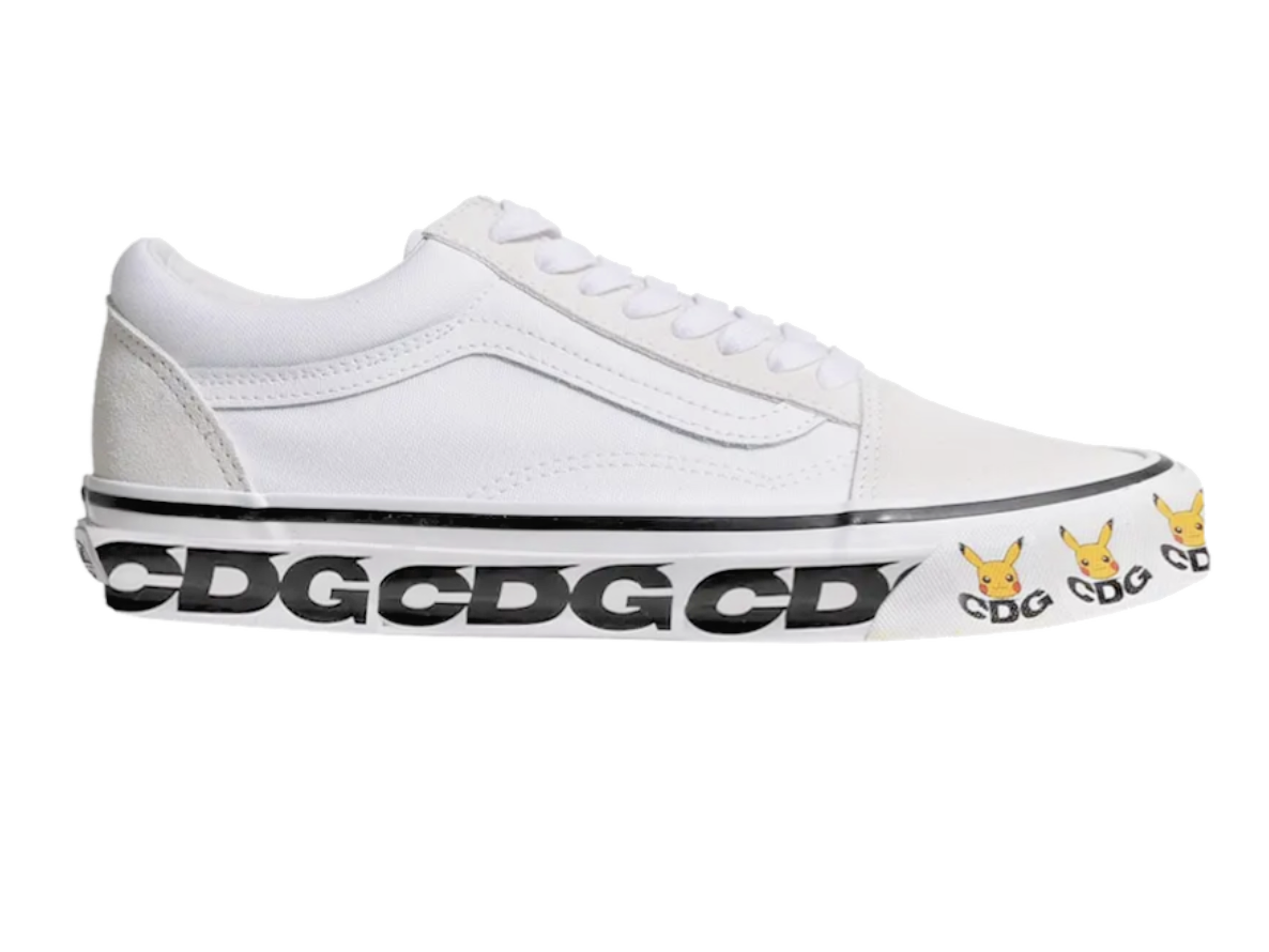 CDG x Pokemon x Vans Vault OG Old Skool LX True White NEW Select Siz