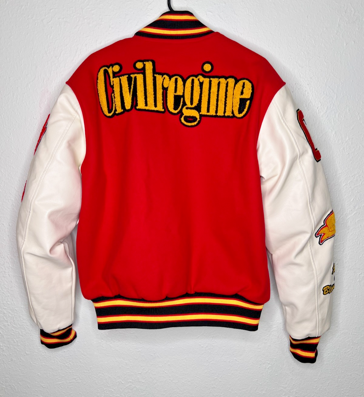 Civil Regime X Marvel Spider-Man Letterman Jacket