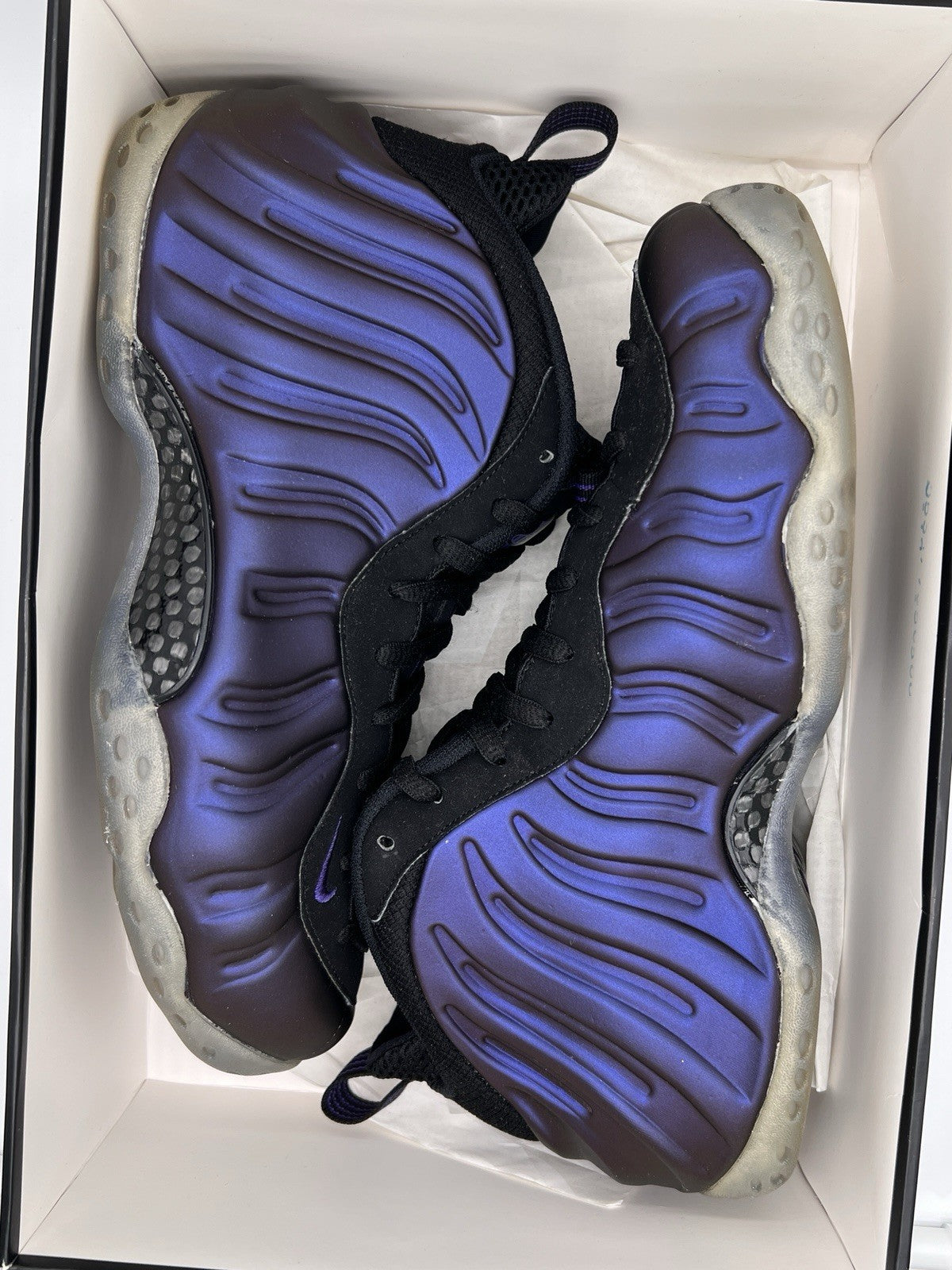 Size 9 Nike Air Foamposite One Eggplant 2017 Black Varsity Purple 314996-008