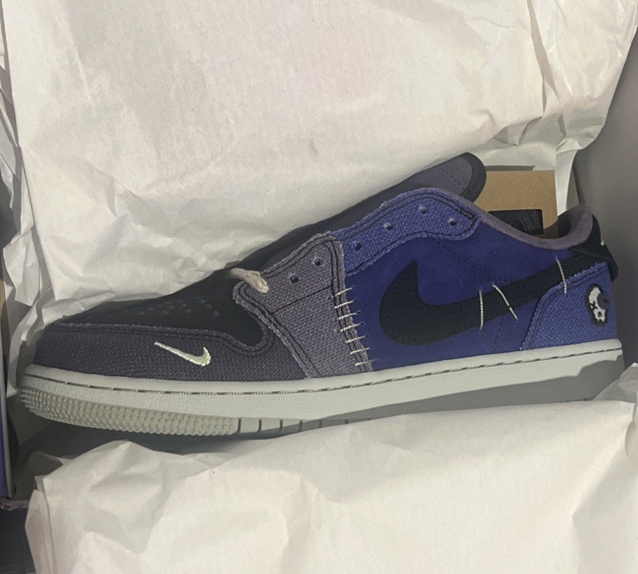 7Y Zion Williamson x Air Jordan 1 Retro Low OG 'Voodoo Alternate' IH2725-500