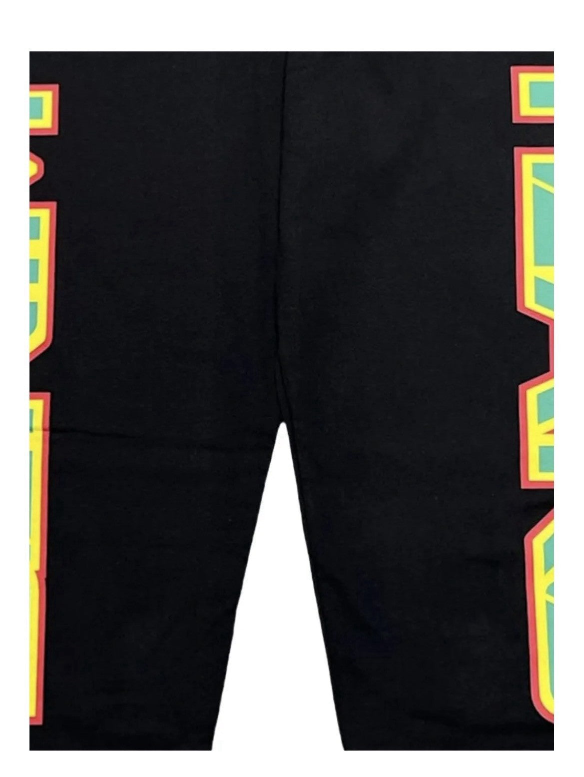 Denim Tears Spring Gardens Logo Sweatpants Black Multi Size Large L NWT