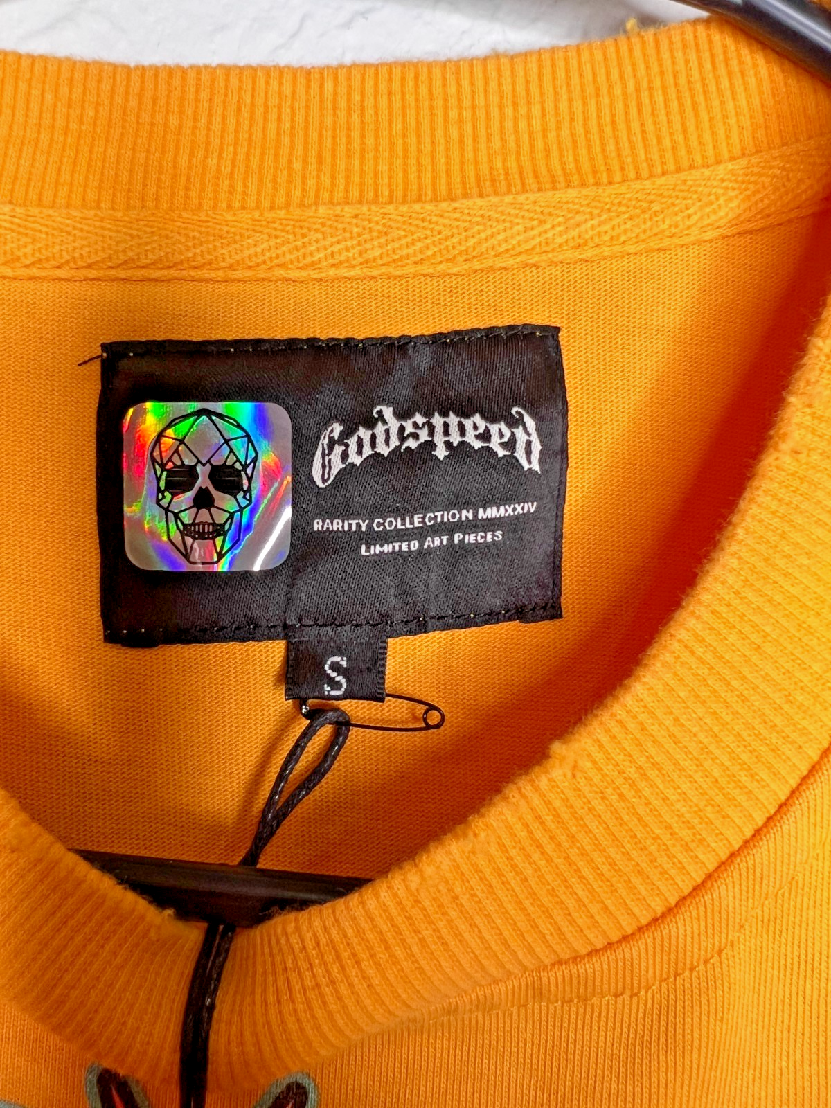 Authentic Godspeed Desert Highway Tee 158/444 Yellow Size S NWT Numbered