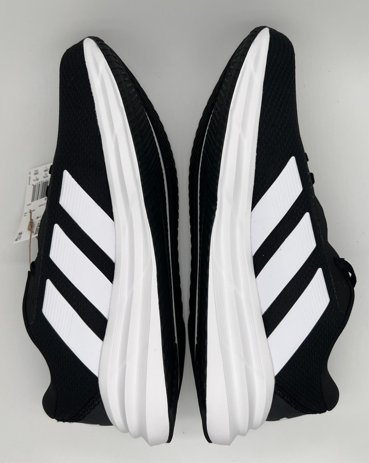 adidas Galaxy 7 ID8760 Black White Running Shoes Men's Size 11 New w/ Box