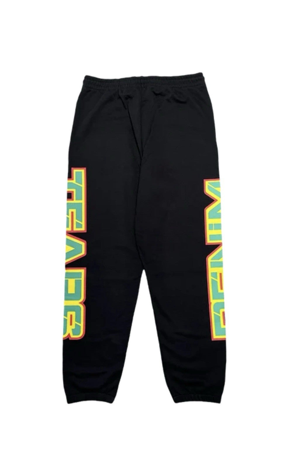 Denim Tears Spring Gardens Logo Sweatpants Black Multi Size Large L NWT