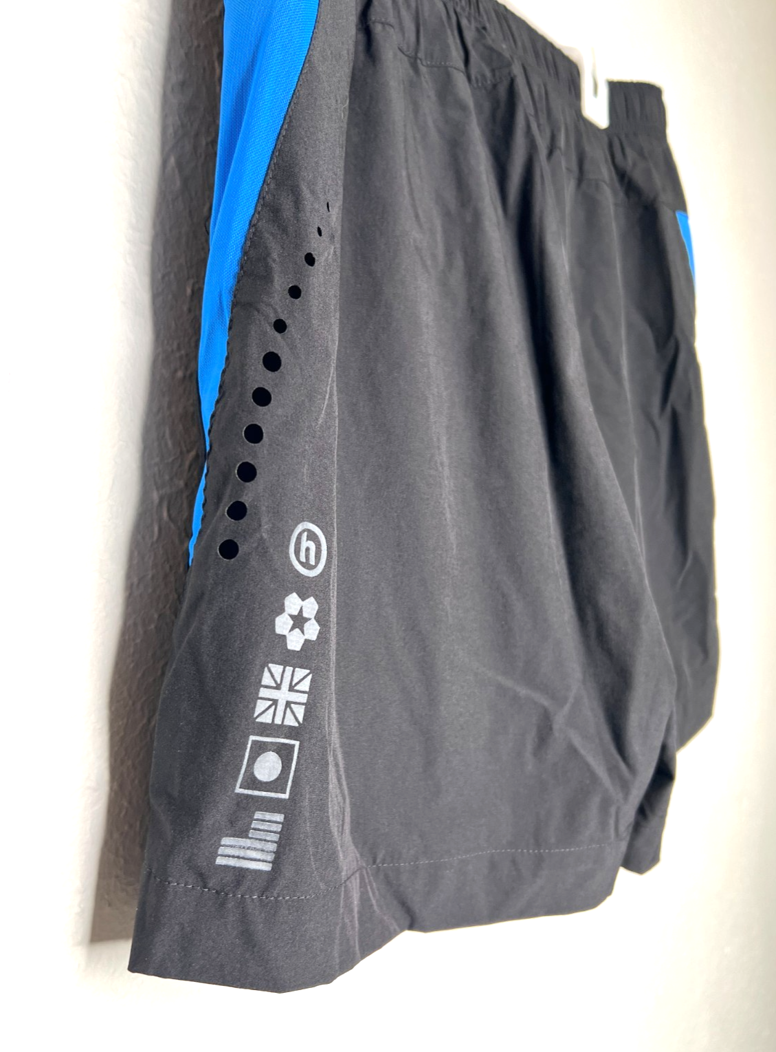 Hidden NY x Umbro Shorts Kaleidoscope Black/Blue Size L