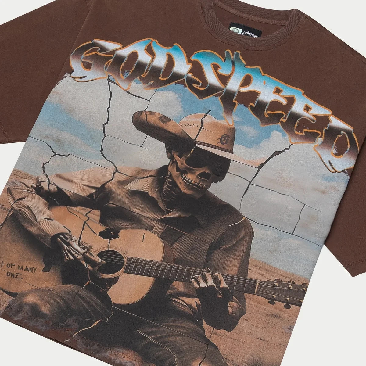 Godspeed Virtuoso Tee Light Wash Brown 251/444 Size Small NWT Rare