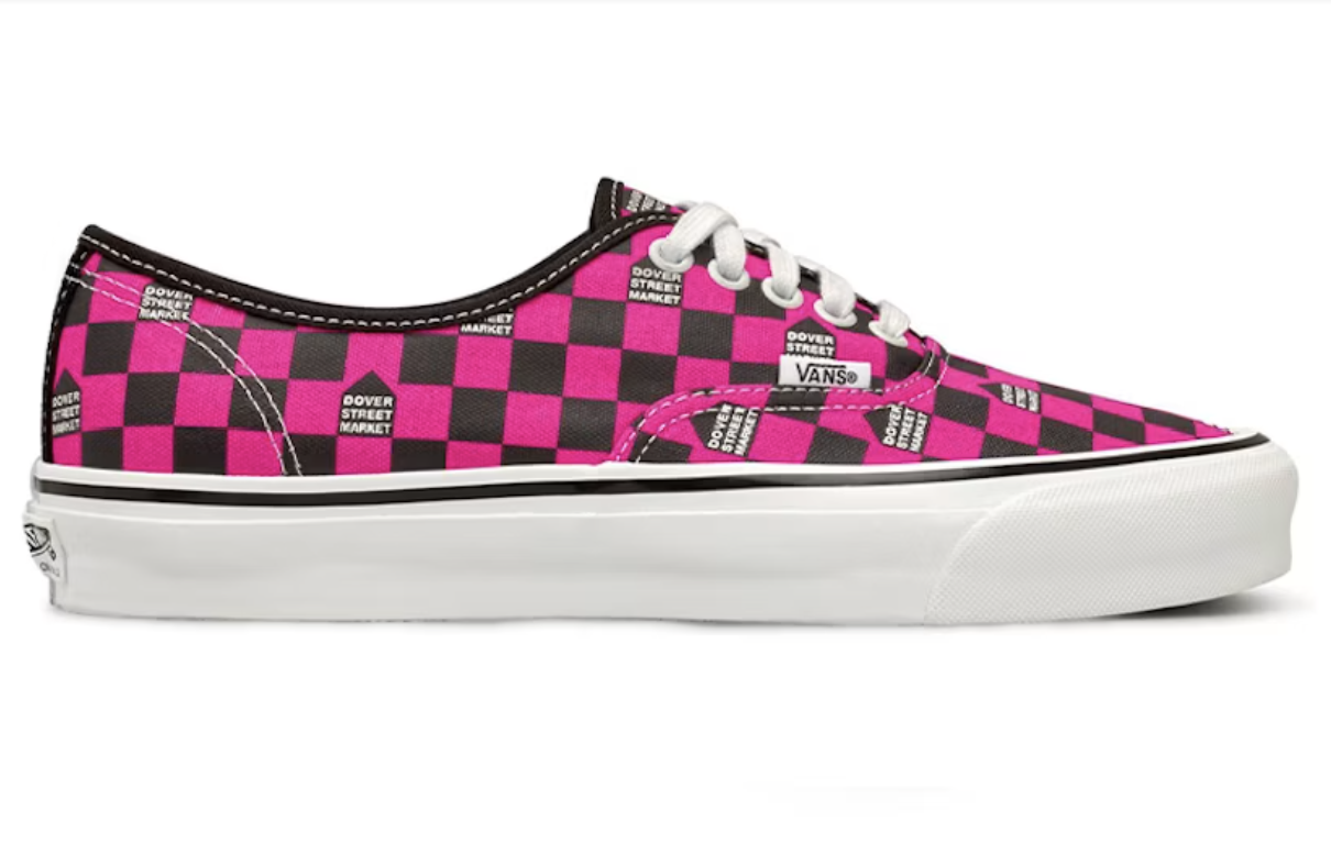 Vans Vault OG Authentic LX DSM Pink Black White Check Men's 9/Women's 10.5 NEW