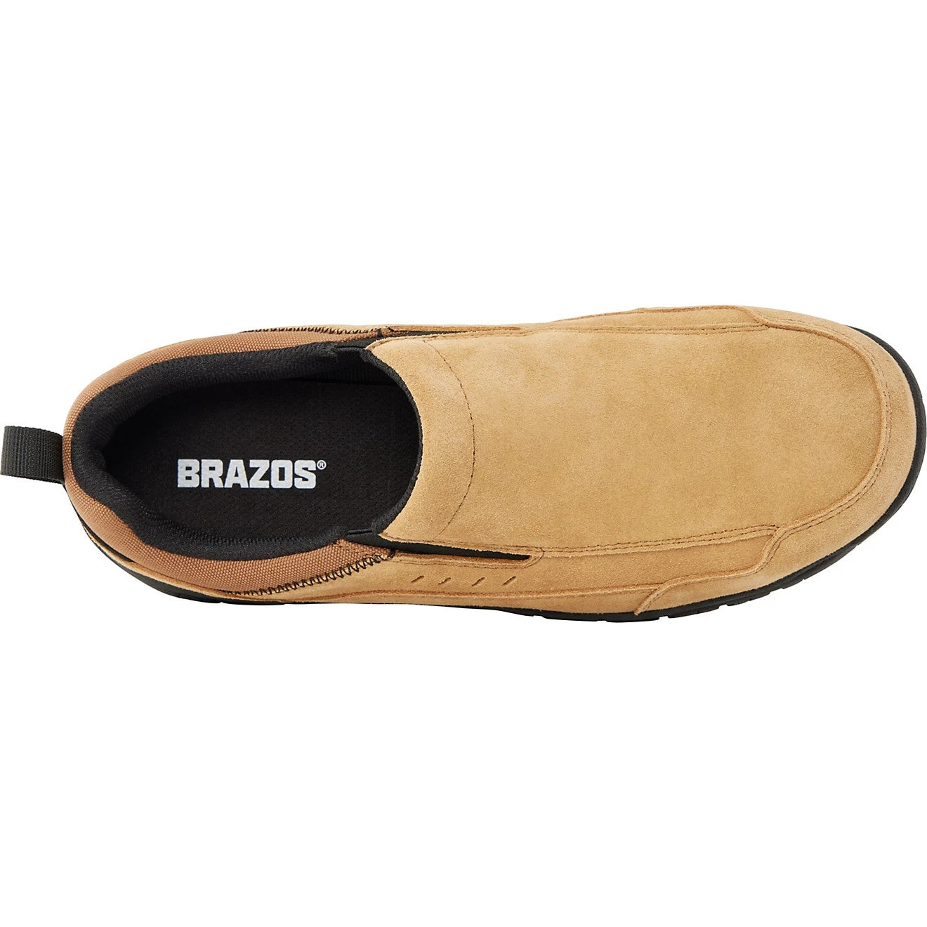 Brahma Summit ST Steel Toe Work Shoes Tan Slip On Safety Mens 7 NEW 170843
