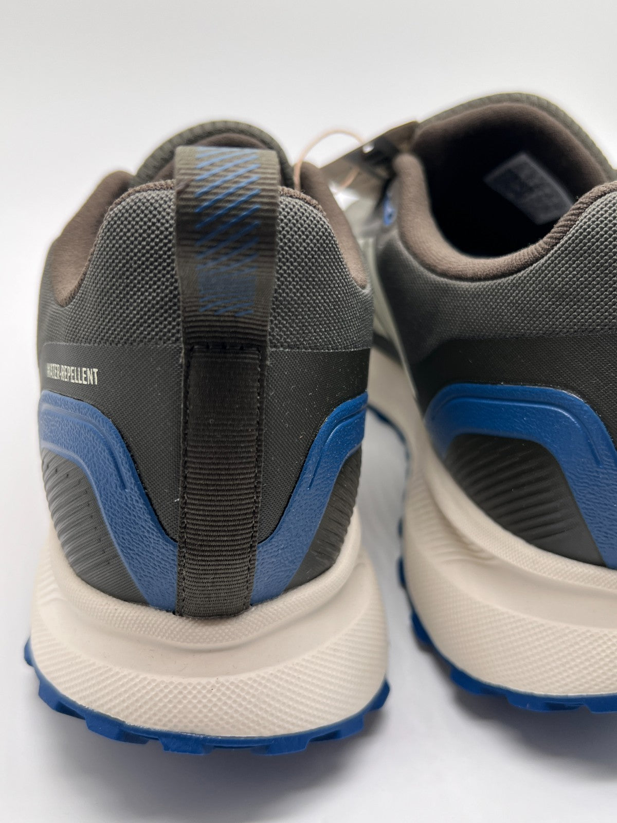 Adidas Runfalcon 5 TR Men’s 11.5 Gray Blue Trail Running Shoes JQ6958 NWT