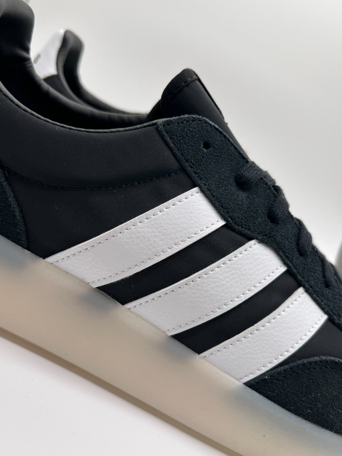Adidas Barreda Decode Men’s Black/White Lace-Up Low Top Sneakers Size 14 NEW