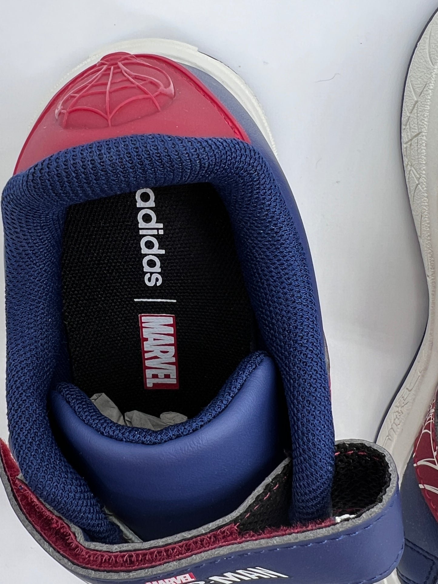 Adidas Grand Court Spider-Man Marvel JS2343 Kids Size 12K New with Box