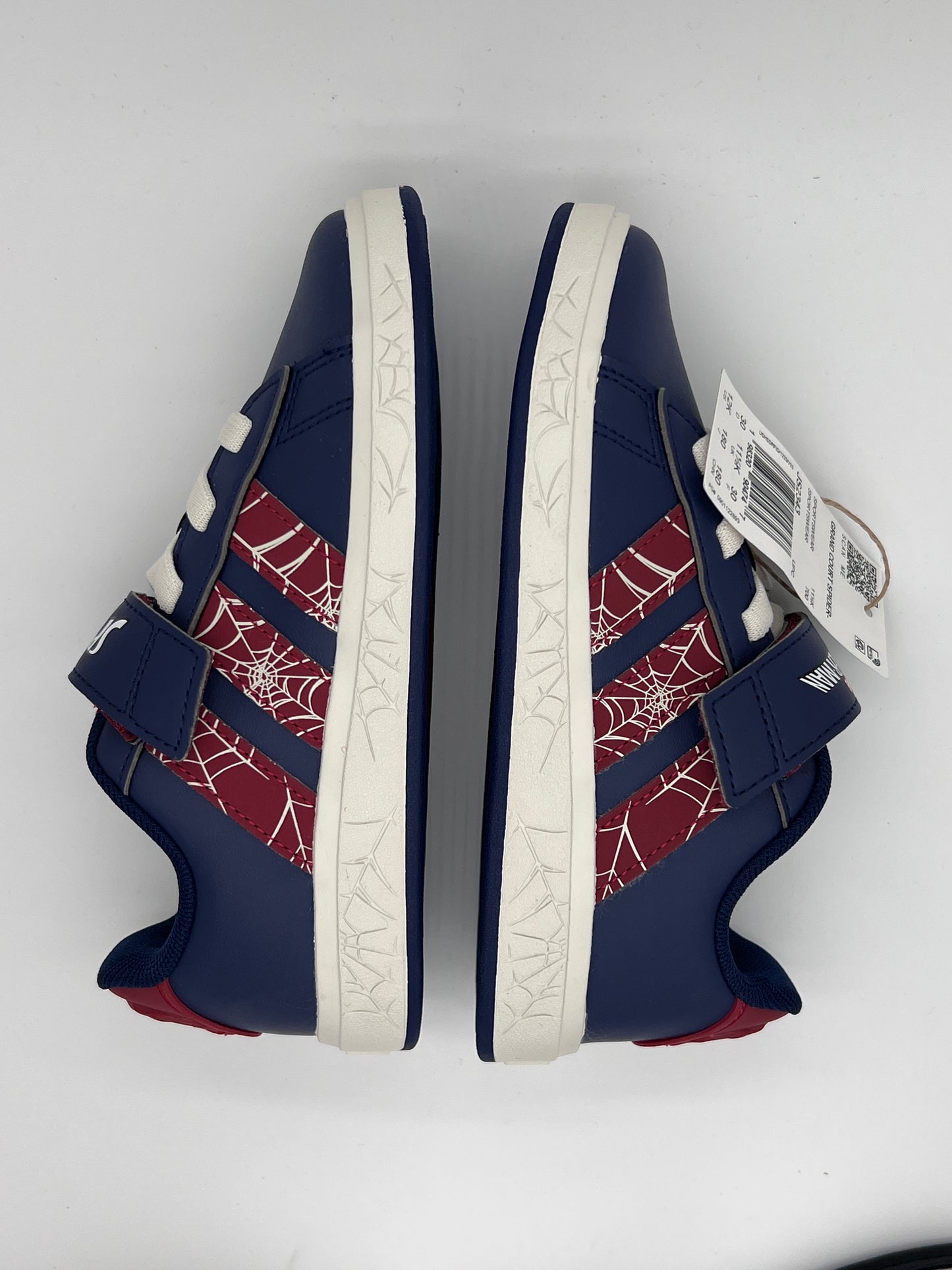 Adidas Grand Court Spider-Man Marvel JS2343 Kids Size 12K New with Box