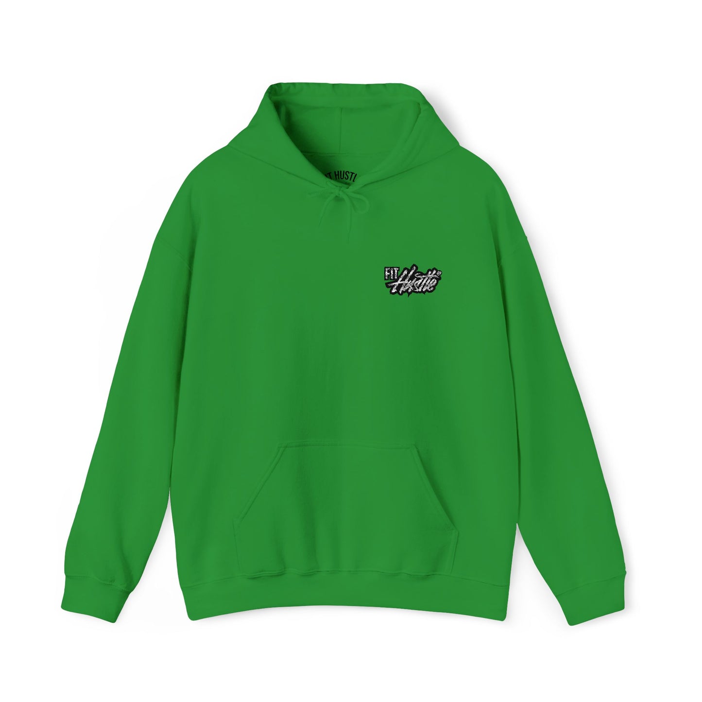 FIT HUSTLE® DAILY HUSTLE Hoodie in Irish Green front view