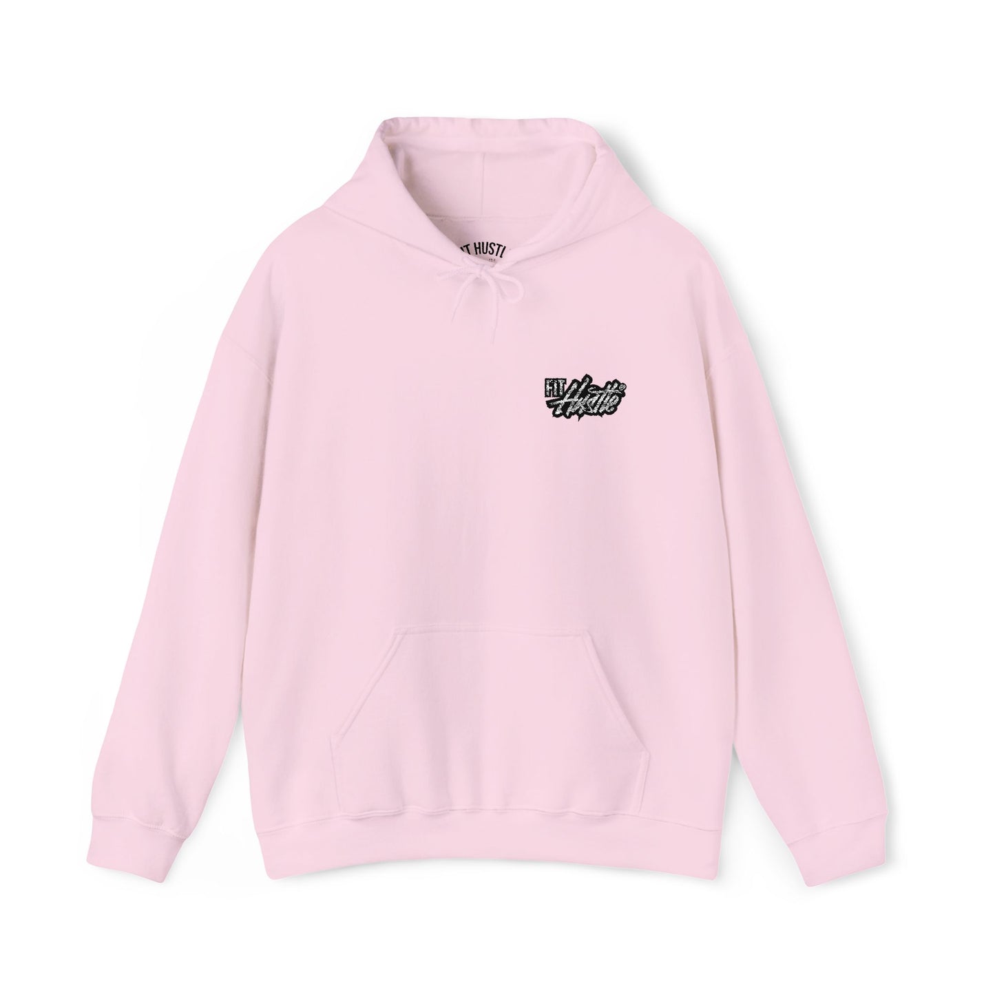 FIT HUSTLE® DAILY HUSTLE Hoodie in Light Pink front view