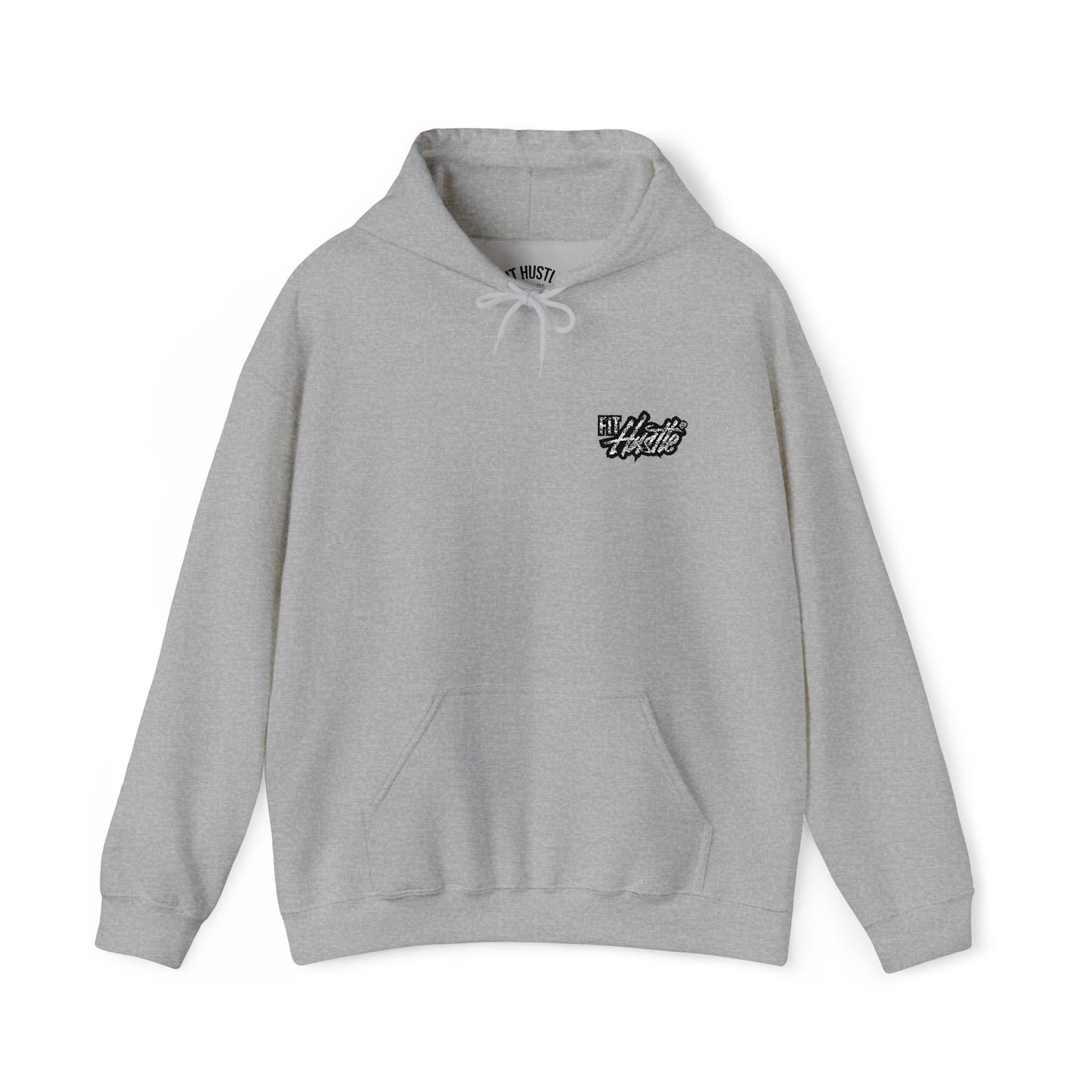 FIT HUSTLE® DAILY HUSTLE Hoodie in Sport Grey front view