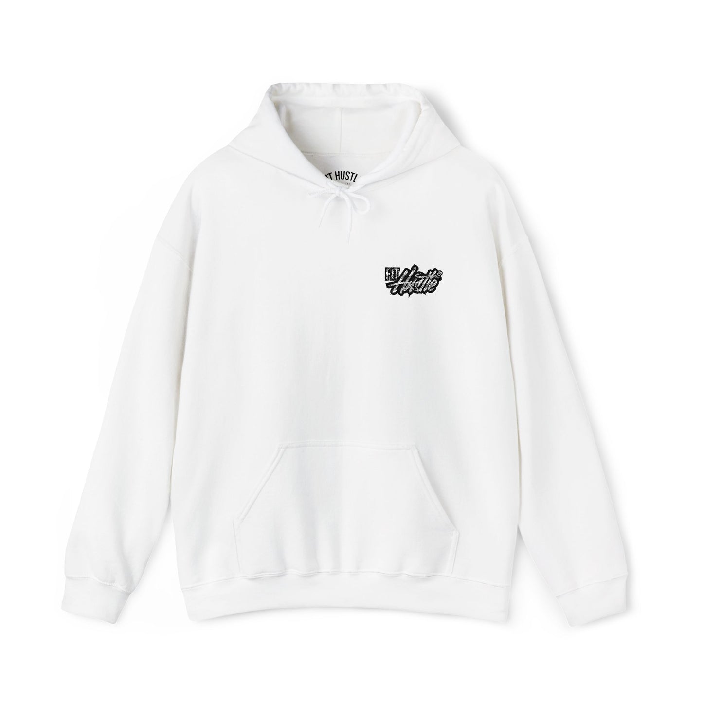 FIT HUSTLE® DAILY HUSTLE Hoodie in White front view