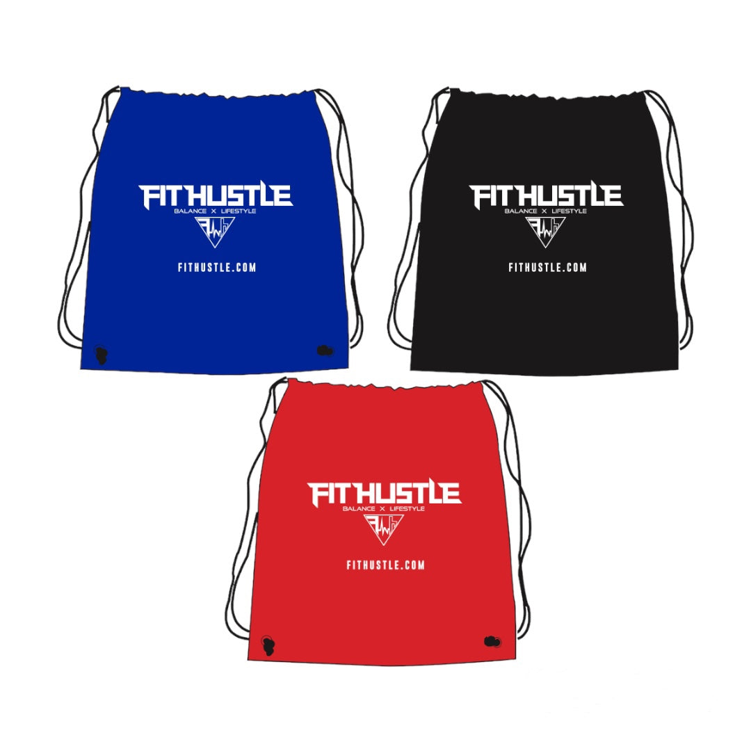 fit hustle drawstring bag