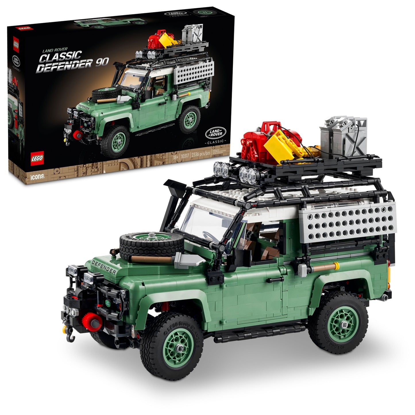 NEW LEGO Icons Land Rover Classic Defender 90 (10317) -Insured & Secure Shipment