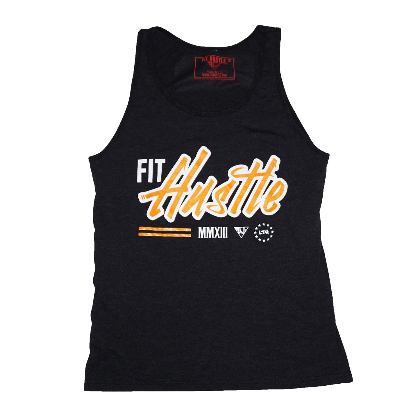 Charcoal/white/Orange Classic Tank