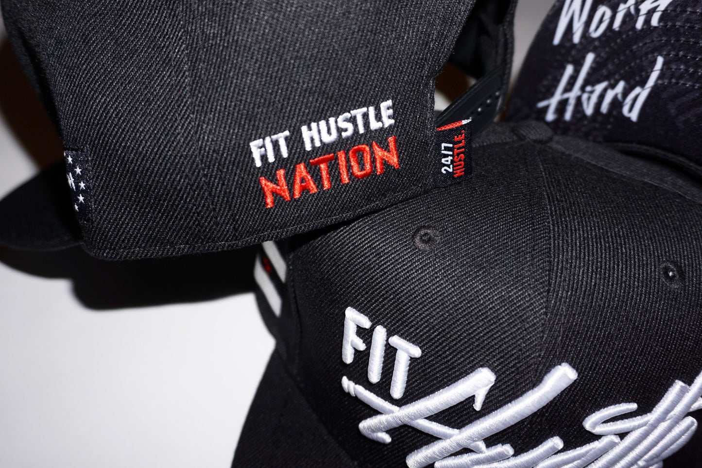 Black/White - Work Hard Stay Humble Hat