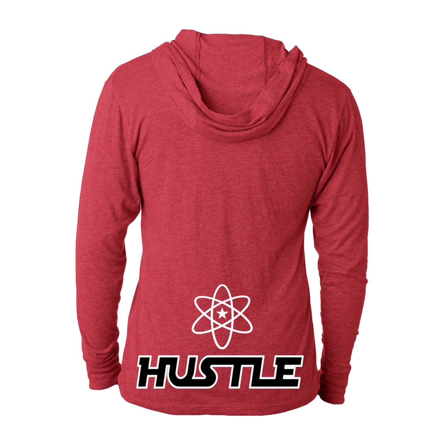 "HOODIE UP" - Vintage Red Lightweight Pullover