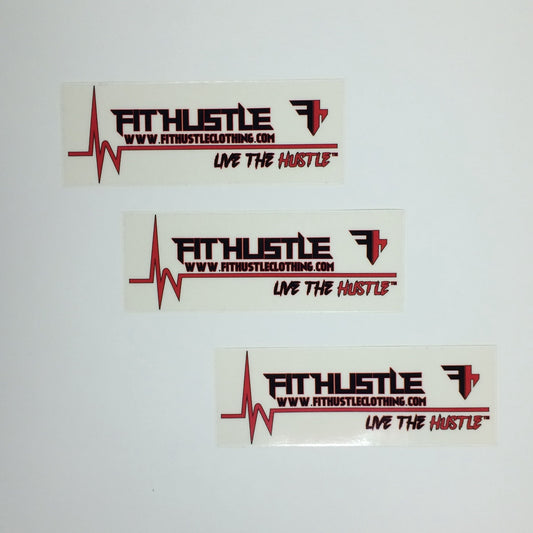 FIT HUSTLE - LIVE THE HUSTLE™ Stickers