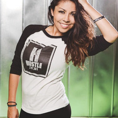 Women's 3/4 Sleeve Element-HUSTLE 247.365 T-Shirt