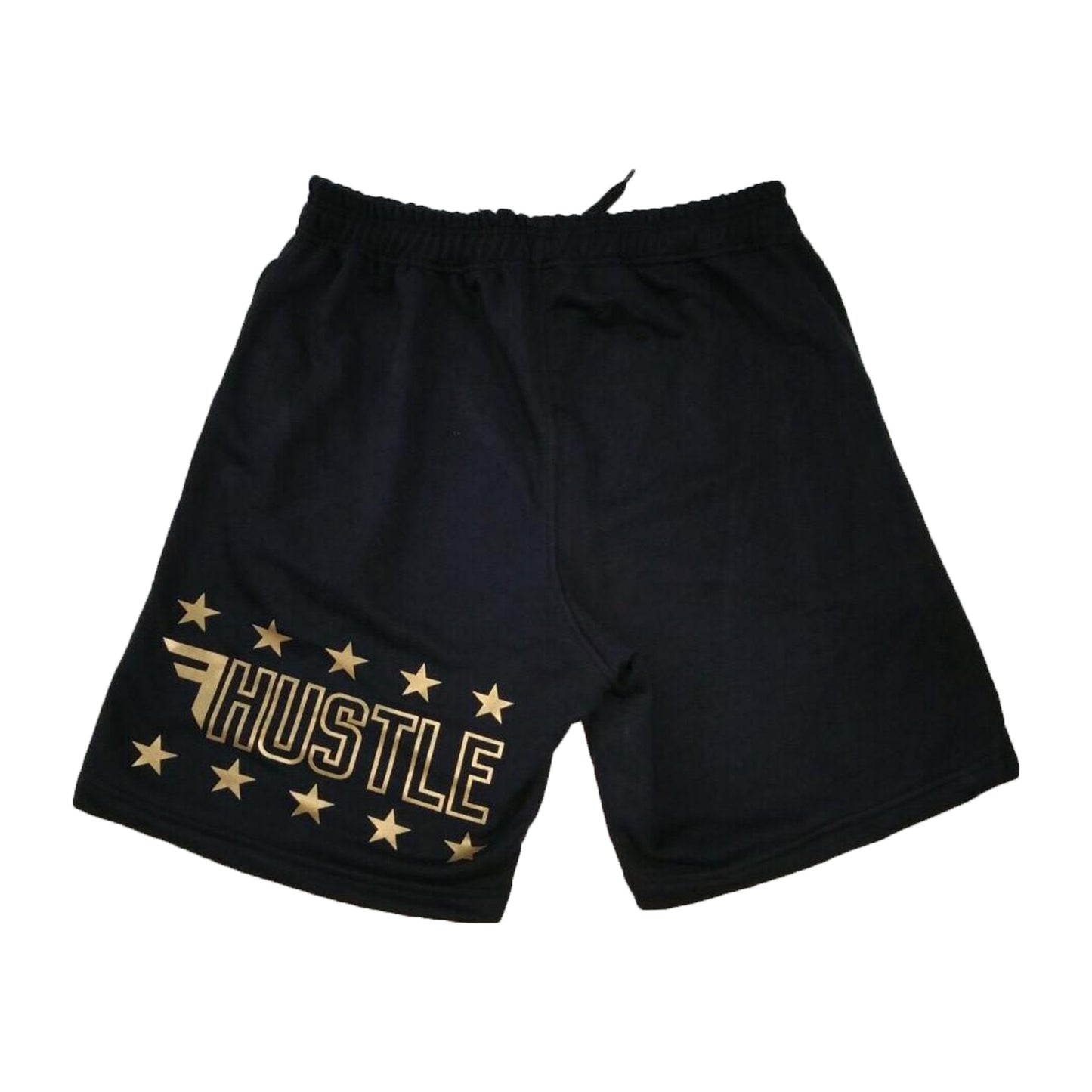 Lightweight Black and Gold Original Sweat Shorts