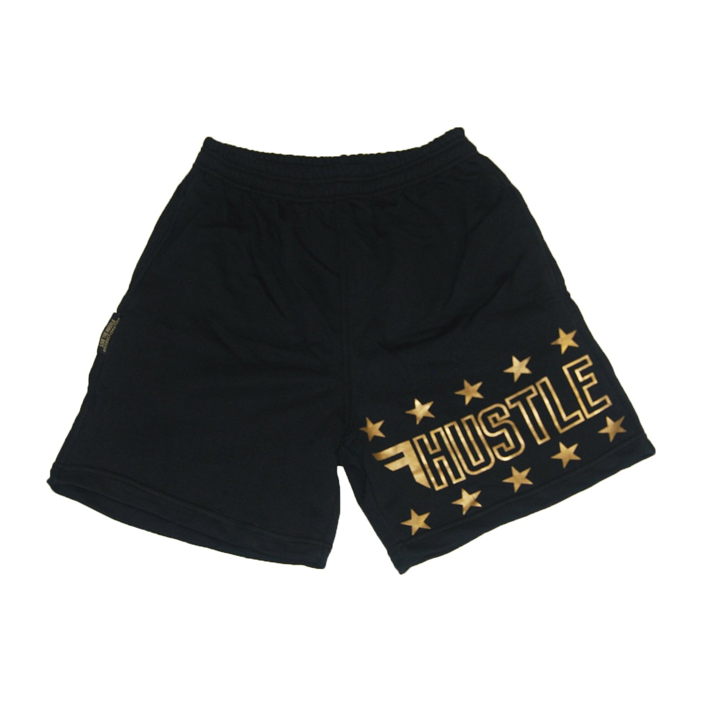 Lightweight Black and Gold Original Sweat Shorts
