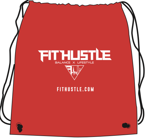 "Balance X Lifestyle" - Fit Hustle Drawstring Bags 2.0 Red