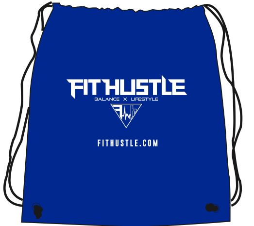 "Balance X Lifestyle" - Fit Hustle Drawstring Bags 2.0 Blue
