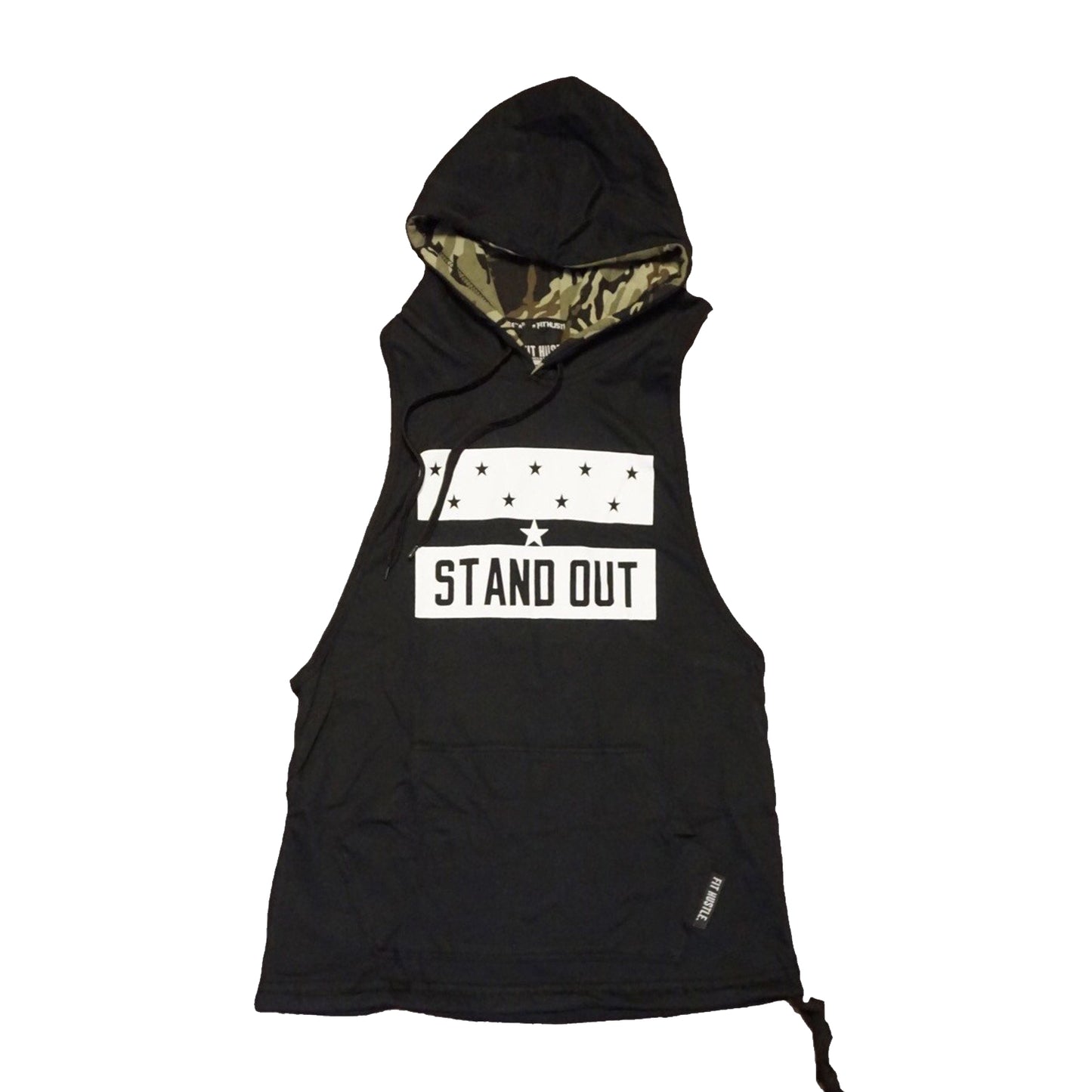 Green Camo "Stand Out" Stringer Hoodie 2.0