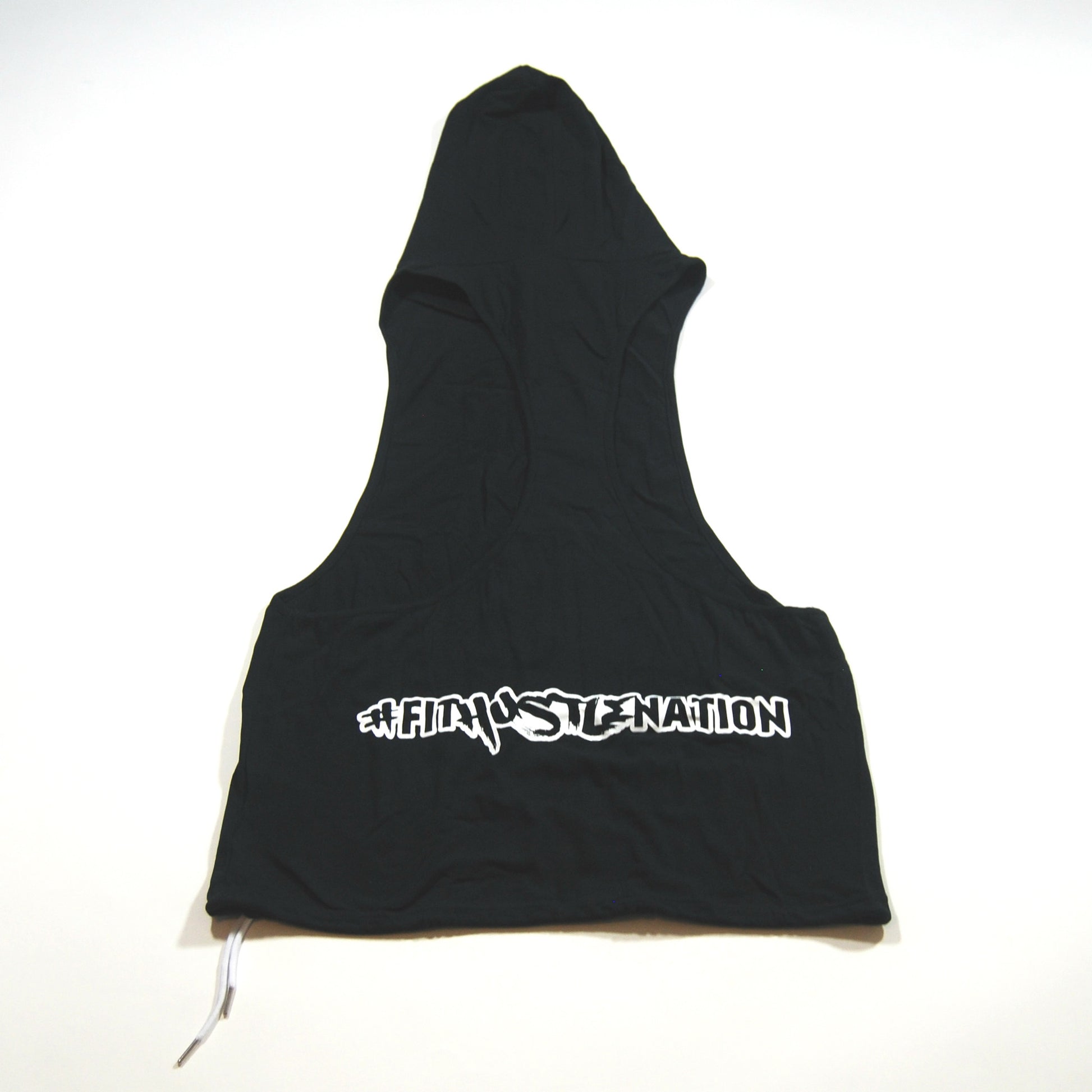 Black "This Is My Hustle" Stringer Hoodie