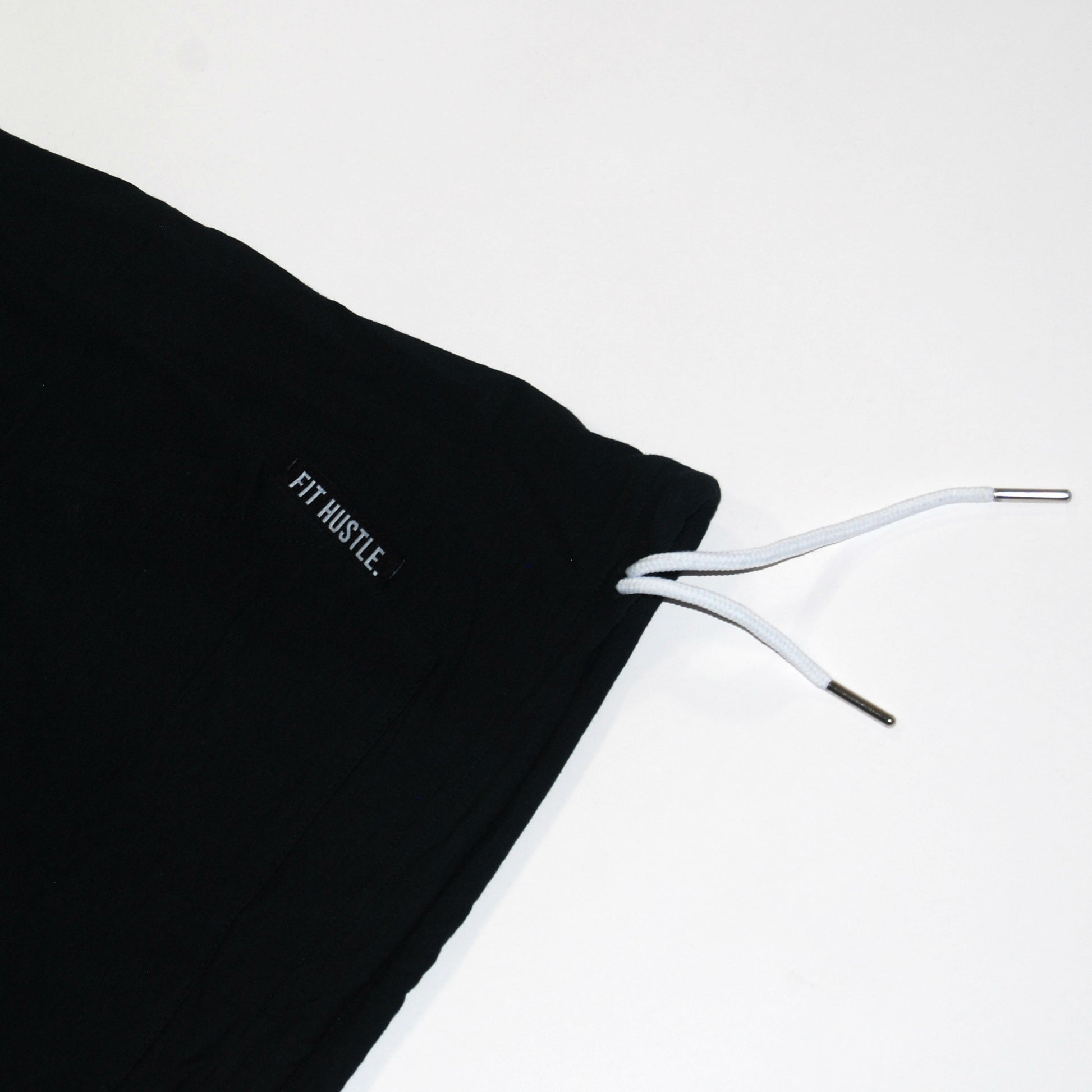 Black "This Is My Hustle" Stringer Hoodie