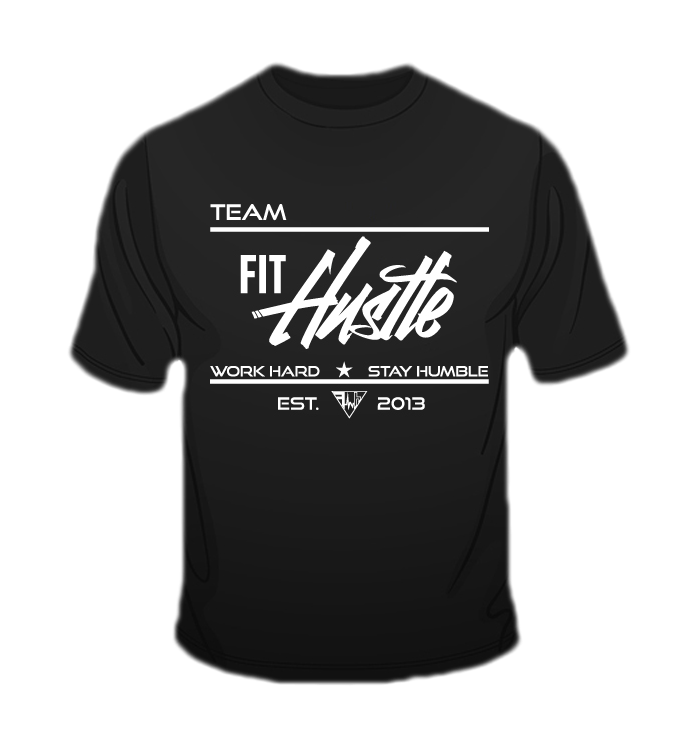 TEAM Fit Hustle T-Shirt : Black