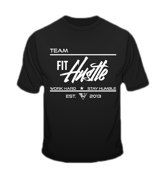 TEAM Fit Hustle T-Shirt : Black