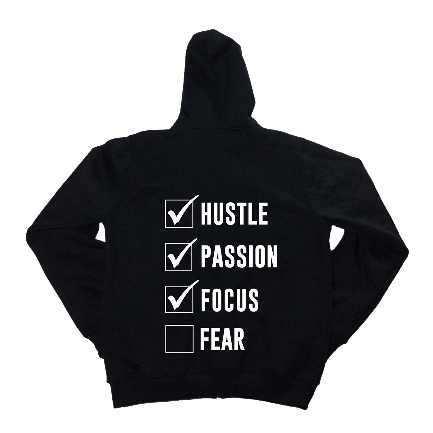 White Camo "Fit Hustler Checklist" Zip-Up