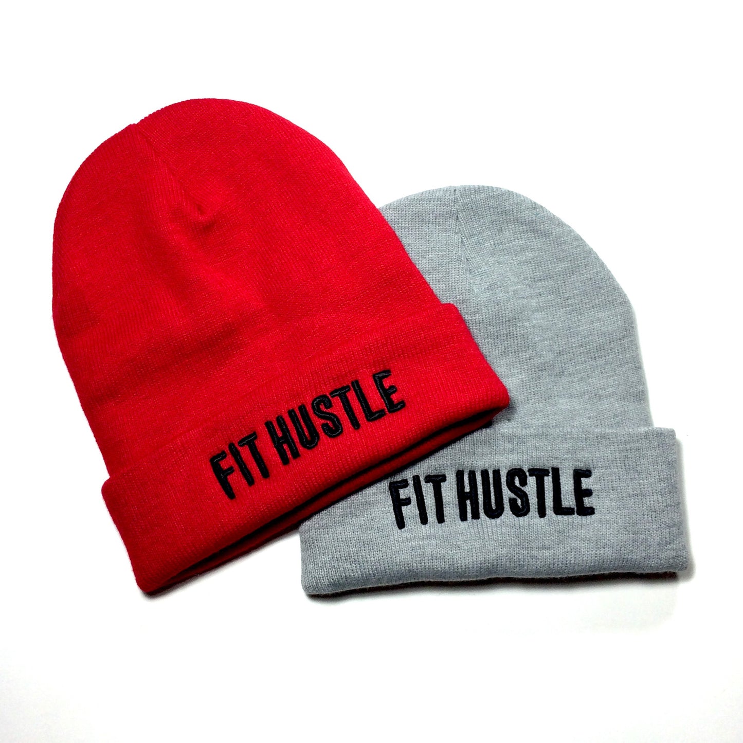 "Fit Hustle" Beanies