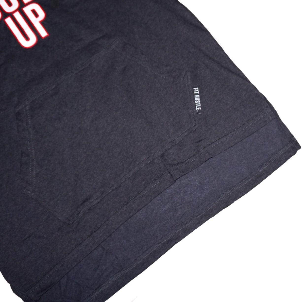 "HOODIE UP" - Vintage Red Lightweight Pullover