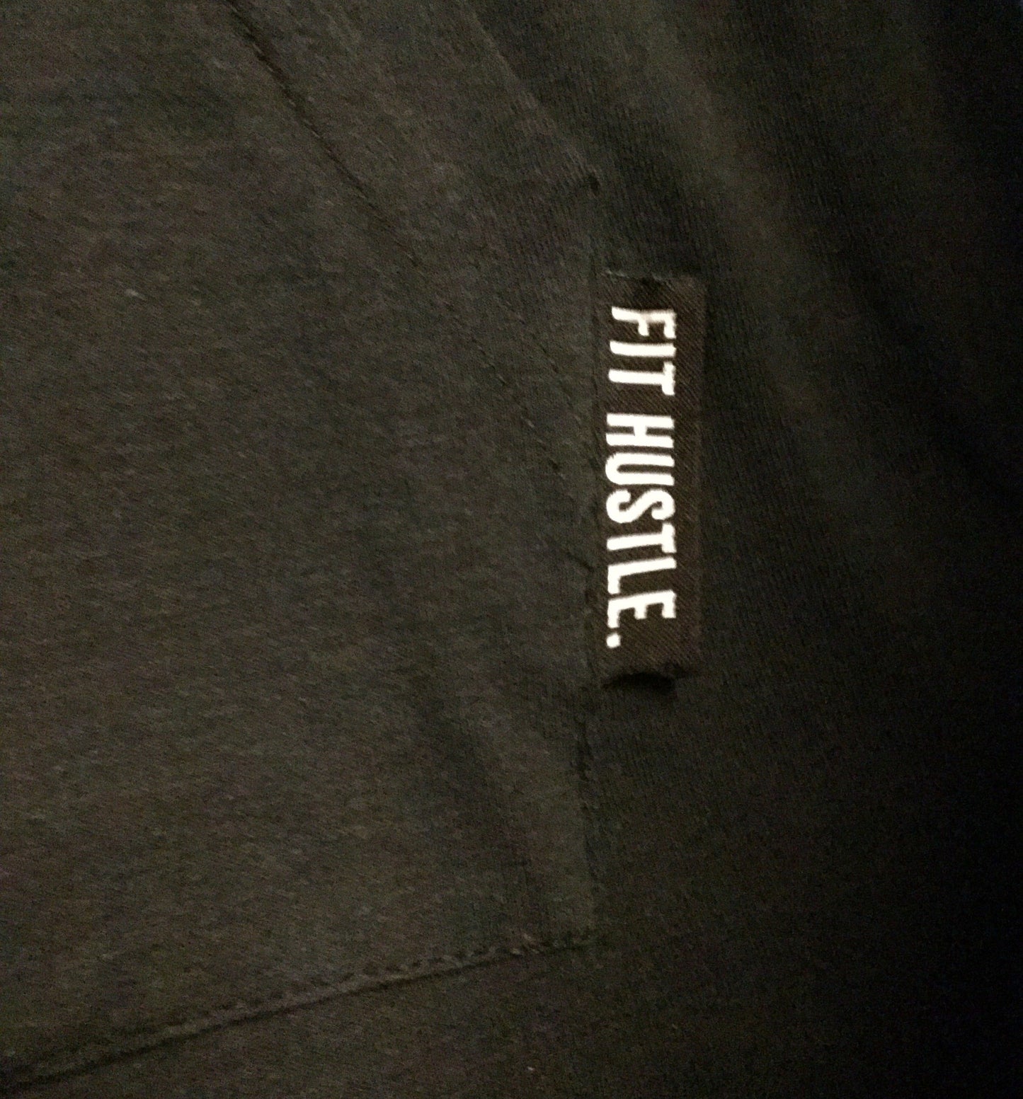 Black "This Is My Hustle" Stringer Hoodie