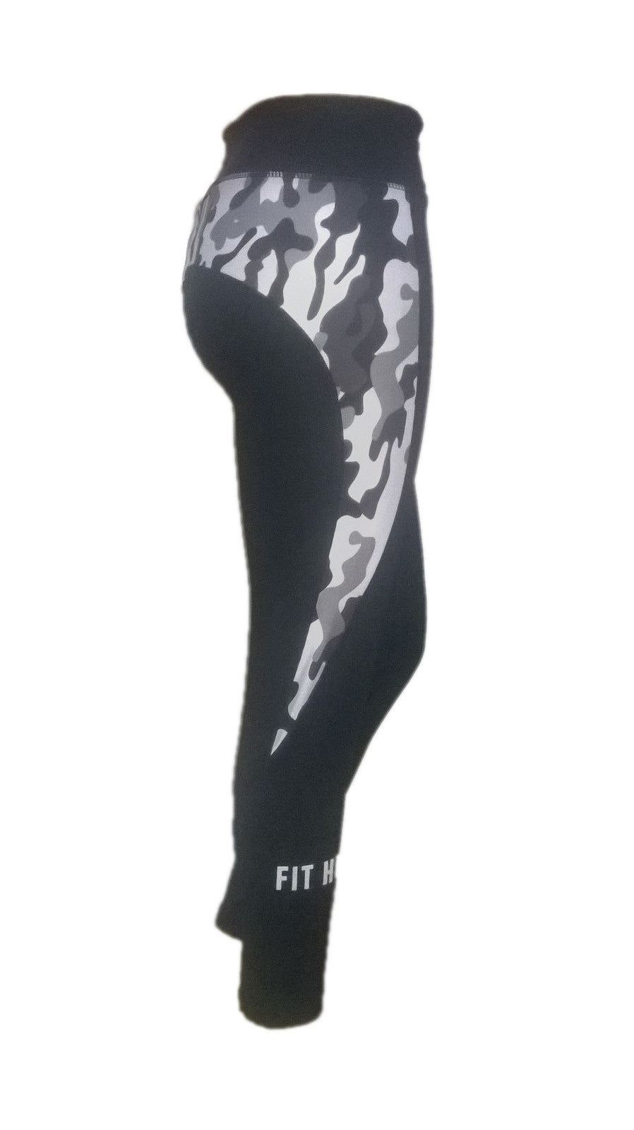 Women's White Camo Performance Leggings