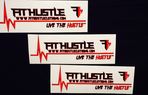 FIT HUSTLE - LIVE THE HUSTLE™ Stickers