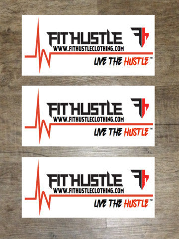 FIT HUSTLE - LIVE THE HUSTLE™ Stickers